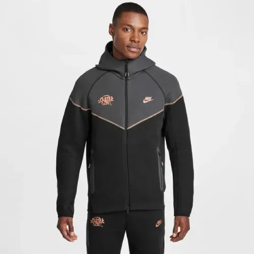 Black/Bronze Central Cee Syna World X Nike Tech Fleece Sweatpants - Image 2
