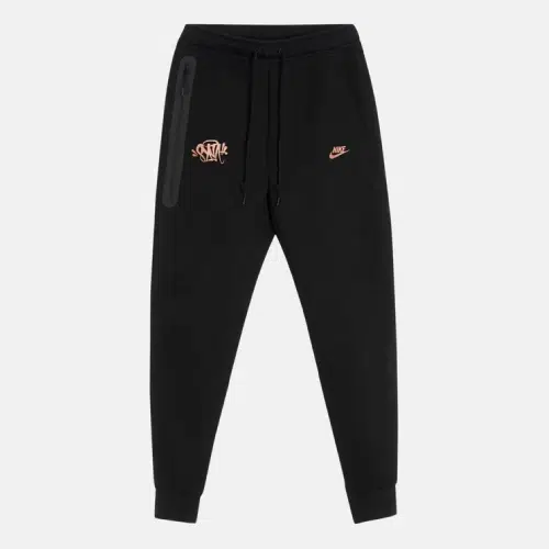 Nike x Syna World Tech Fleece Tracksuit – Black / Bronze - Image 3