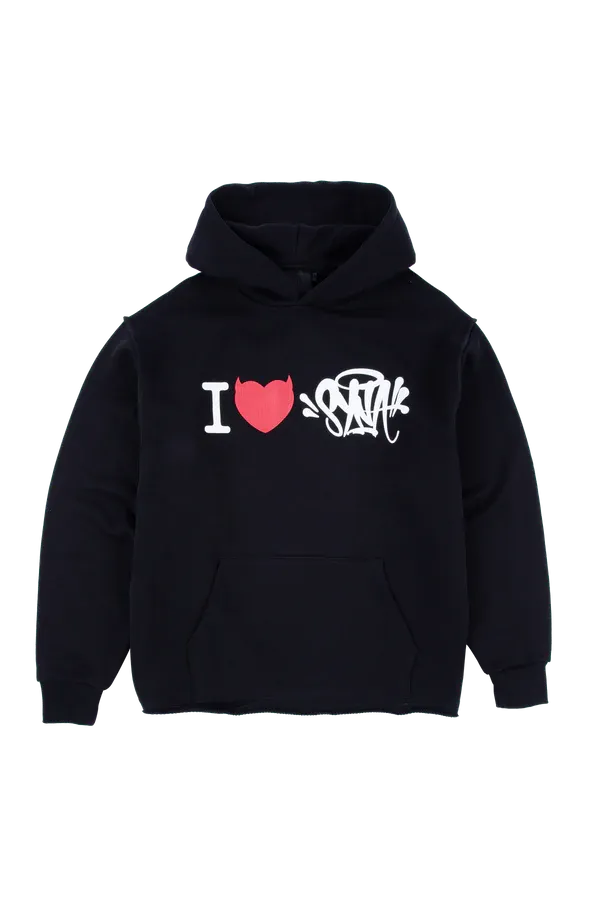 I Heart Syna Hoody-Black