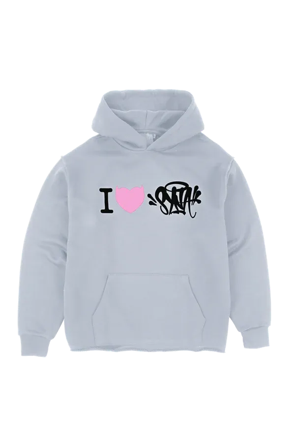 I Heart Syna Hoody-Grey