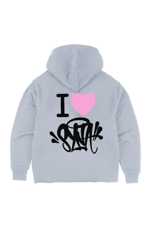 I Heart Syna Hoody-Grey - Image 2