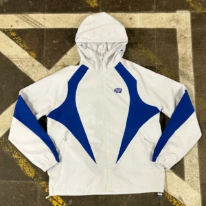 Vortex Woven Jacket – White/Blue