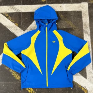 Vortex Woven Jacket – Blue/Yellow
