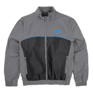 TEAM SYNA PIPE TRACK JACKET GREY/BLACK/COBALT