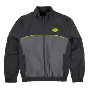 Team Syna Pipe Track Jacket Black/Grey/Green