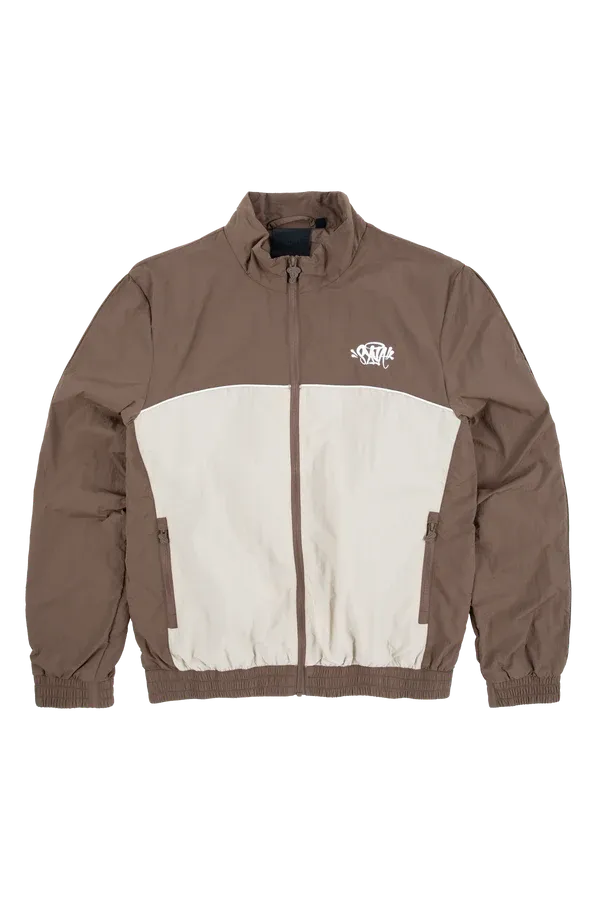 Team Syna Pipe Track Jacket Brown/Beige