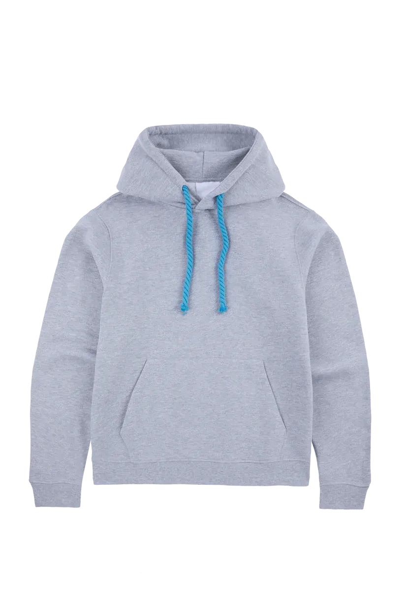 Syna Og Hood-Grey Marl Blue