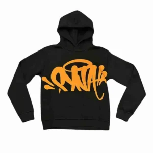 Syna World ‘Syna Logo’ Orange Black Hoodie
