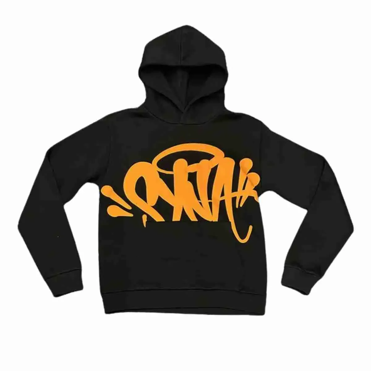 Syna World ‘Syna Logo’ Orange Black Hoodie