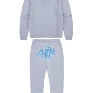 Synaworld OG Syna Tracksuit – Grey/Sky Blue