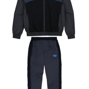 Syna World Shell Tracksuit – Grey/Black/Blue
