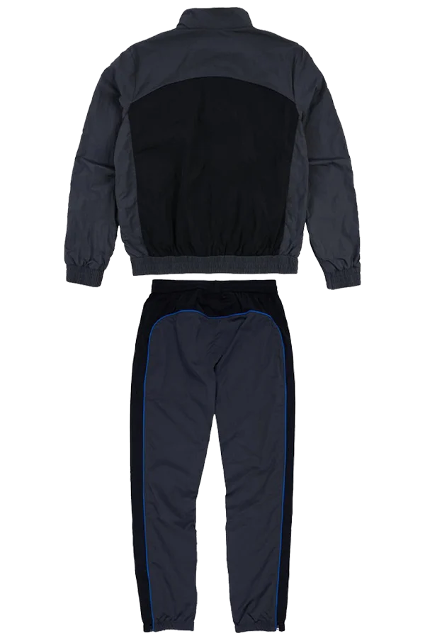 Syna World Shell Tracksuit – Grey/Black/Blue - Image 2