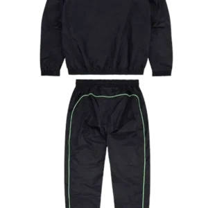 Syna World Shell Tracksuit – Black/Noen Green