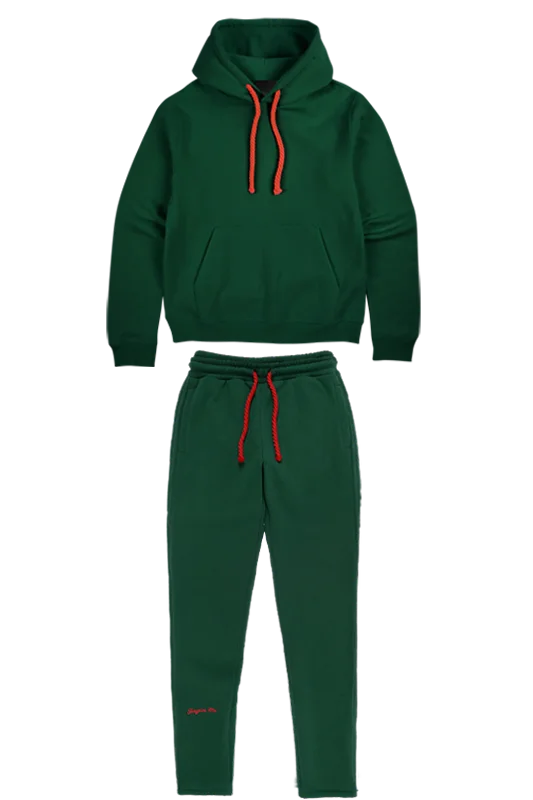 Synaworld OG Syna Tracksuit – Green/Red - Image 2