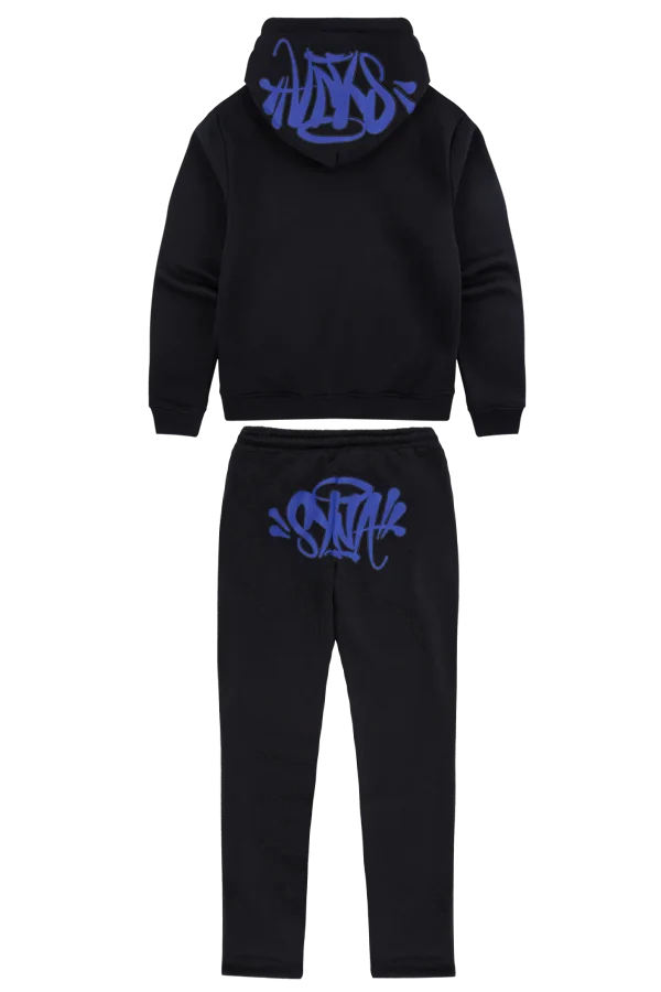 Synaworld OG Syna Tracksuit – Black/Blue