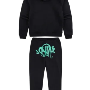 Synaworld OG Syna Tracksuit – Black/Sky Blue