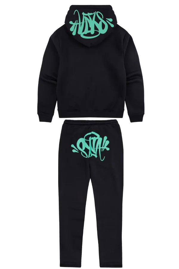 Synaworld OG Syna Tracksuit – Black/Sky Blue