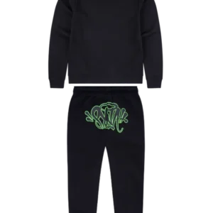 Synaworld OG Syna Tracksuit – Black/Neon Green