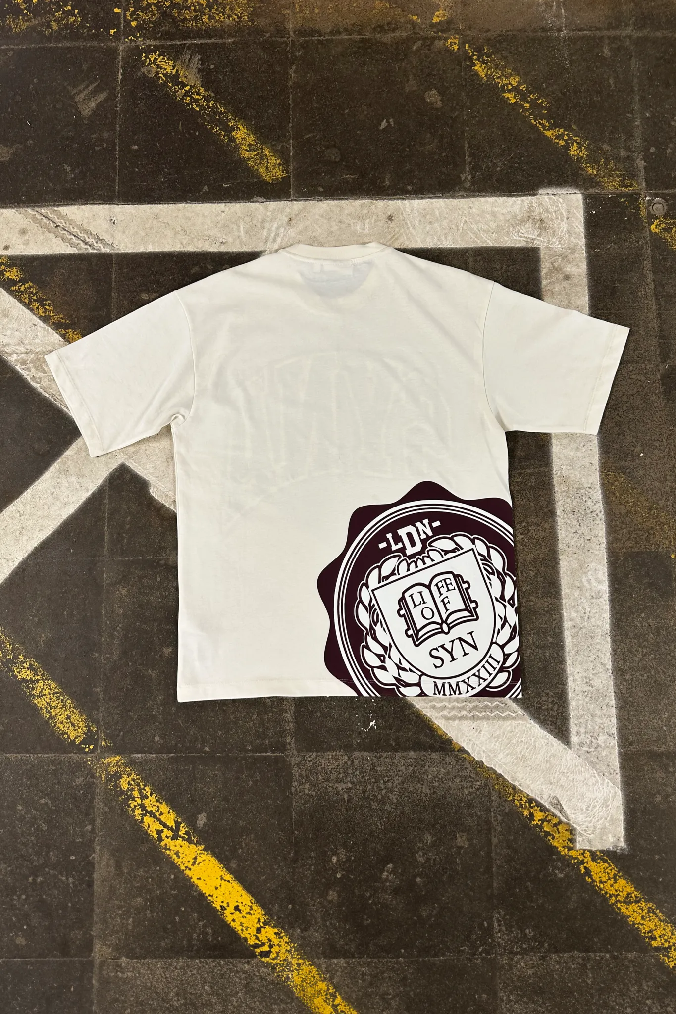 College Tee – OFF White - Image 2