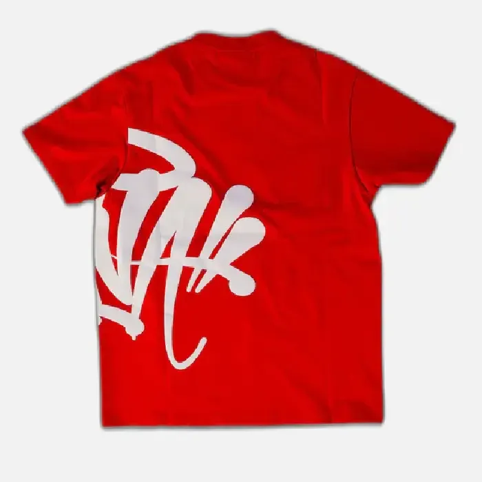 Synaworld ‘Syna Logo’ T-Shirt Red - Image 2
